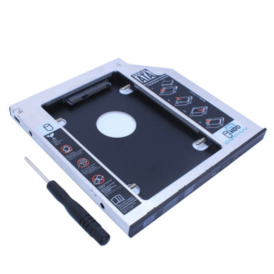 Адаптер установки жесткого диска в отсек DVD ноутбука 9,5мм