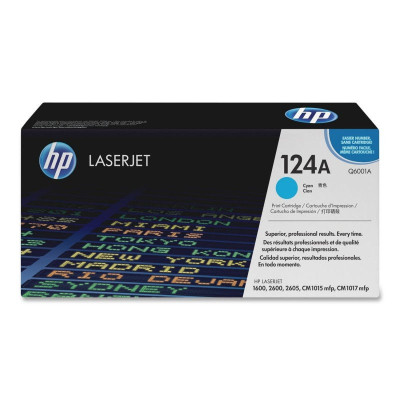 Картридж HP Q6001A, 124A (cyan) ORIGINAL