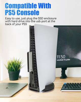 Корпус для установки M.2 SSD накопителя NVME M-Key (USB 3.0) в PlayStation5