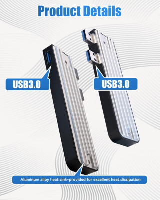 Корпус для установки M.2 SSD накопителя NVME M-Key (USB 3.0) в PlayStation5