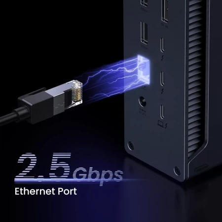 Док-станция USB-C 13-в-1 Thunderbolt 4, поддержка трех дисплеев Revodok U710 (25054EU) UGREEN