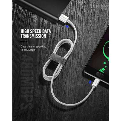 Кабель USB(m) - USB 2.0(m) Type C, 5A, 1m US253 (60727) UGREEN