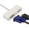 Кабель переходник с Mini DisplayPort (Thunderbolt) на HDMI + VGA (Connect+)