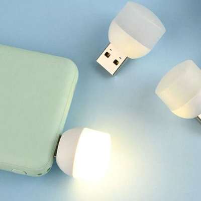 USB LED лампочка, 5V, 1W, белый