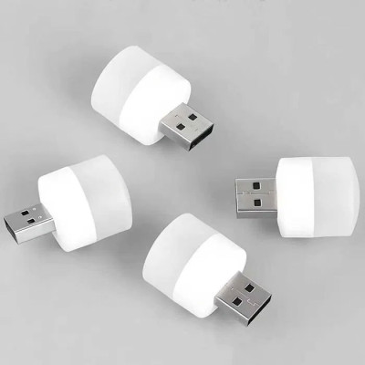 USB LED лампочка, 5V, 1W, белый