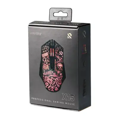 Мышь оптическая игровая SmartBuy RUSH X15, (SBM-745G-K) USB