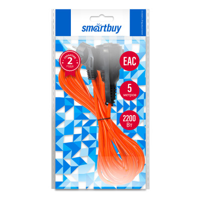 Удлинитель силовой SmartBuy, ПВС 3х1.0, 10A