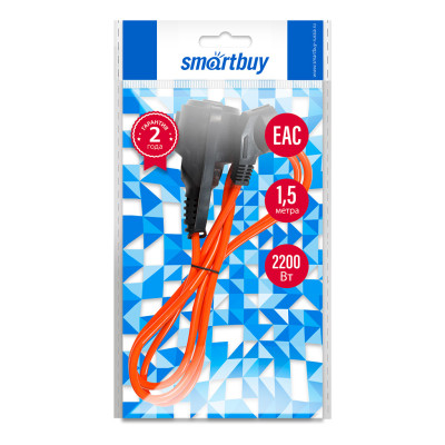 Удлинитель силовой SmartBuy, ПВС 3х1.0, 10A