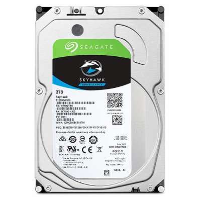 Жесткий диск 3Tb Seagate SkyHawk (ST3000VX009) 7200rpm, SATA 6Gb/s, 256Mb 3.5"