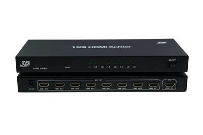 HDMI Splitter 8 port поддержка 3D