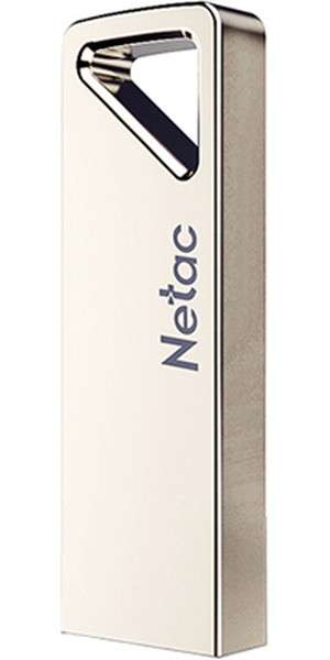 USB-накопитель, Netac, NT03U326N-008G-20PN, 8GB, USB2.0 Серебристый