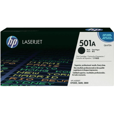 Картридж HP Q6470A, 501A (black) ORIGINAL