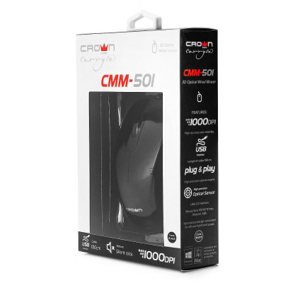 Мышь оптическая Crown CMM-501