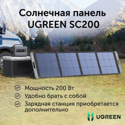 Солнечная панель 200W (SC200) UGREEN