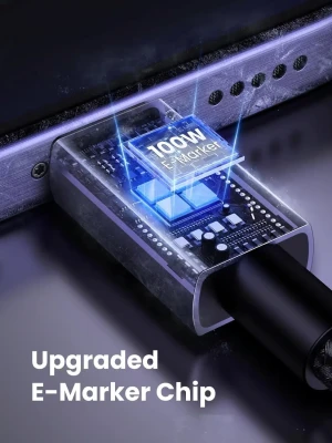 Кабель USB C - USB C, 480Mbps, 5A, QC4.0/PD3.0, 100W, 2m, L512 (45064) UGREEN