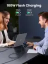 Кабель USB C - USB C, 480Mbps, 5A, QC4.0/PD3.0, 100W, 2m, L512 (45064) UGREEN