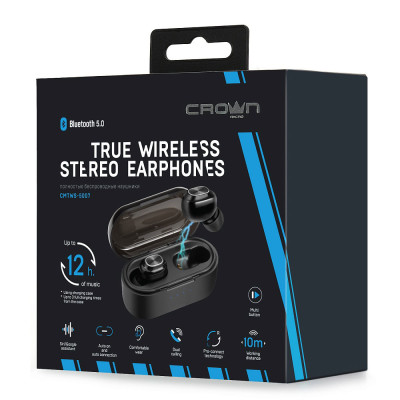 Наушники Crown CMTWS-5007, Bluetooth