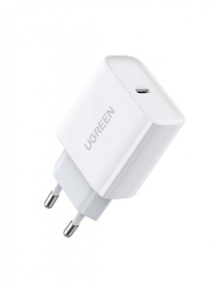 Зарядное устройство на 1C, 20W, QC4.0+/PD3.0, белый, CD137 (60450) UGREEN
