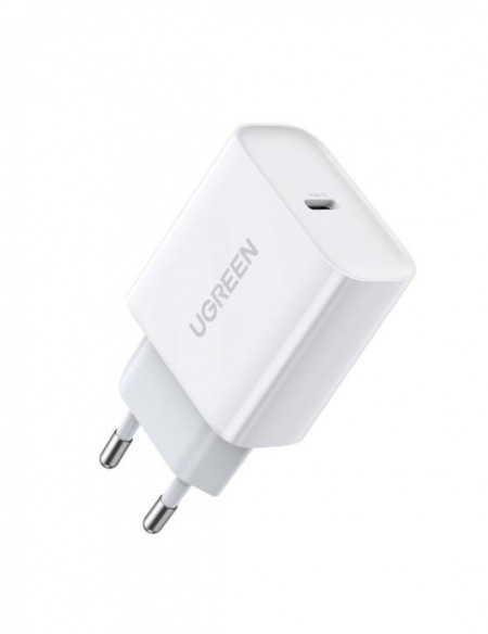Зарядное устройство на 1C, 20W, QC4.0+/PD3.0, белый, CD137 (60450) UGREEN