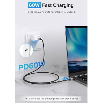 Кабель USB 3.1(m) Type C- USB 3.1(m) Type C, 1m, US261 (50152) UGREEN