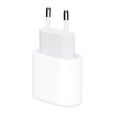 Адаптер Евровилка 220V на 1xUSB C, 3A/5V, 20W, QC 3.0 Apple