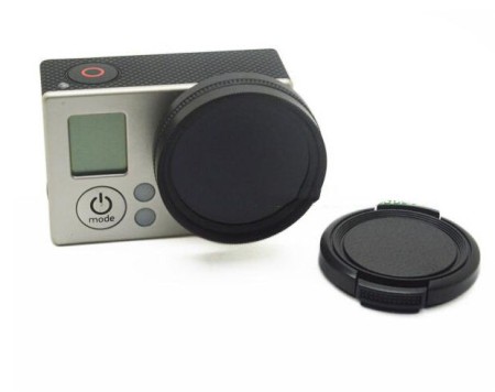 Поляризационный CPL фильтр для экшн-камеры GoPro Hero 3/3+/4 