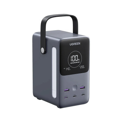Мобильный аккумулятор Power Bank, 48000mAh, DigitalDisplay, 300W, серый, PB770 (25286) UGREEN