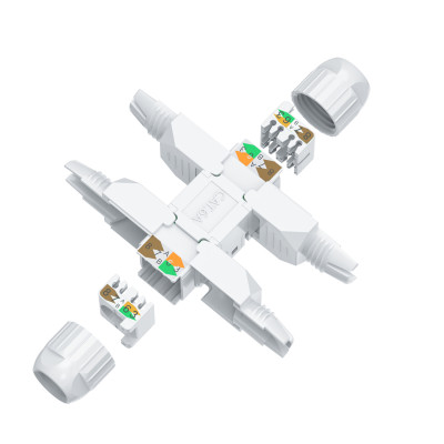 Проходной соединитель для витой пары категории Cat 6A