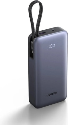 Мобильный аккумулятор Power Bank, 20000mAh, 55W, 2C1A, CCC, PB537 (95178B) UGREEN