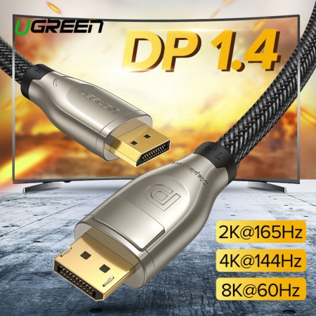 Кабель DisplayPort(m) - DisplayPort(m), 2m, V1,4 DP112 (60843) UGREEN