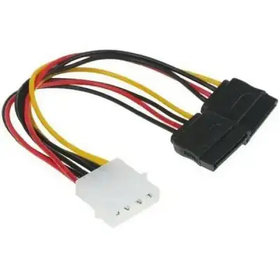 Кабель питания IDE(Molex) на 2*SATA