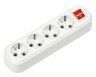 Колодка SmartBuy 4 розетки, 16А, с вкл., с заземлением (SBE-16-4-00-ZS)