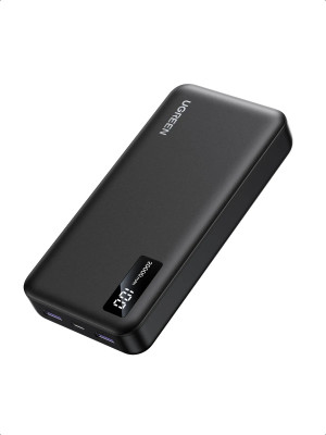 Мобильный аккумулятор Power Bank, 20000mAh, 20W, черный, PB312 (25683) UGREEN
