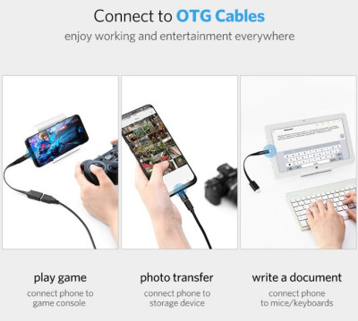 Переходник USB 3.1(m) Type C - MicroUSB(f) US157 (30391) UGREEN