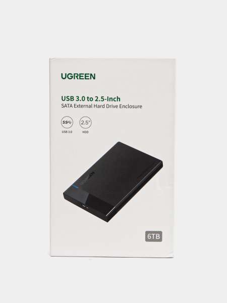Корпус внешнего жесткого диска USB 3.0 SATA 2.5" US221 (50743) UGREEN