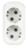 Колодка SmartBuy 2 розетки, 16А, без вкл., с заземлением (SBE-16-2-00-Z)
