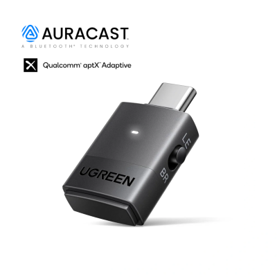 USB-C Bluetooth V6.0 Audio Transmitter, LC3/Auracast, BT701 (65708) UGREEN