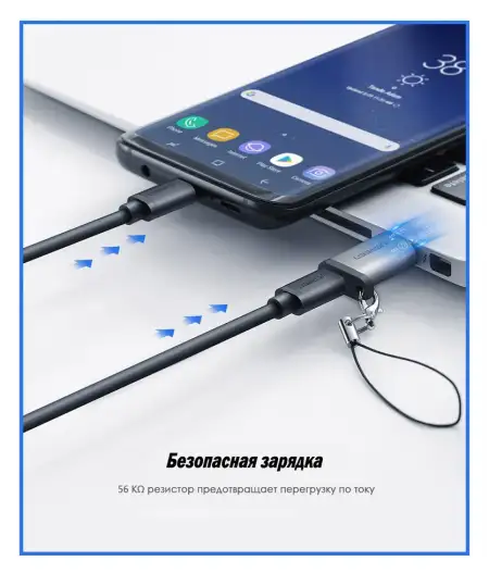 Переходник USB 3.1(f) Type C - USB 3.0(m) US276 (50533) UGREEN