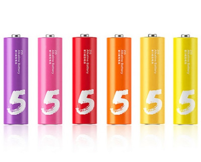 Батарейки, Xiaomi, Rainbow ZI 5 AA (AA524), 1.5V, 1шт