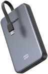 Мобильный аккумулятор Power Bank, 10000mAh, 20W, серый, PB526 (75161B) UGREEN