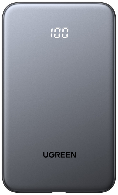 Мобильный аккумулятор Power Bank, 10000mAh, 20W, серый, PB526 (75161B) UGREEN