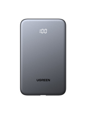 Мобильный аккумулятор Power Bank, 10000mAh, 20W, серый, PB526 (75161B) UGREEN