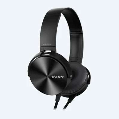 Наушники Sony MDR-XB450AP, аудио вход 3,5мм