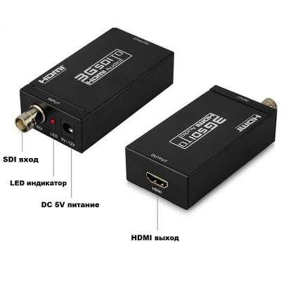Конвертер с SDI BNC на HDMI