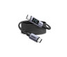 Кабель USB C - USB C, 480Mbps, 5A, QC5.0/PD3.1, 240W, 2m, Smart DigitalDisplay, L530 (65867) UGREEN