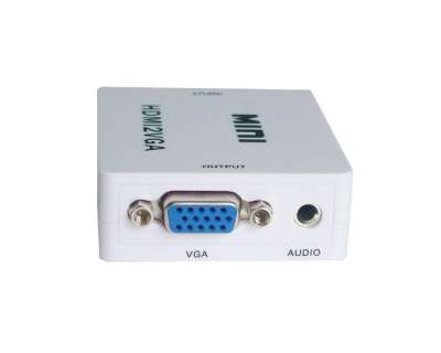 Конвертер с HDMI на VGA с поддержкой аудио