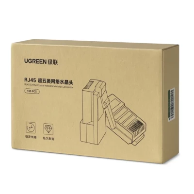 Коннектор RJ-45 (FTP) CAT 6, 100шт., NW111 (50248) UGREEN