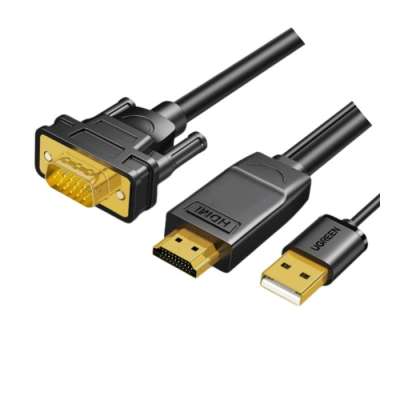 Кабель HDMI(m) - VGA(m), 1.5m, MM101 (30449) UGREEN