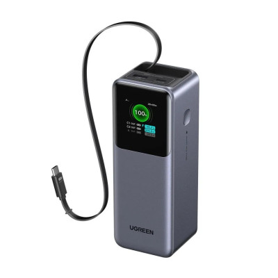 Мобильный аккумулятор Power Bank, 20000mAh, 165W, 2C1A, CCC, PB726 (95670B) UGREEN
