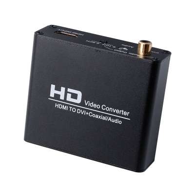 Конвертер с HDMI на DVI активный с дополнительным аудио выходом